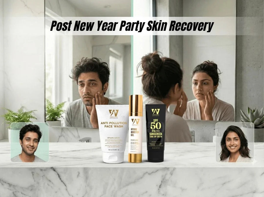 Post New Year Party Skin Recovery: Fix Dullness, Breakouts and Dehydration - White Wolf India