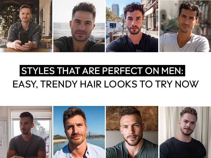 Styles That Are Perfect on Men: Easy, Trendy Hair Looks to Try Now - White Wolf India