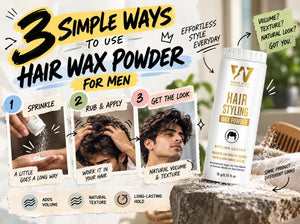 3 Simple Ways To Use Hair Wax Powder For Men