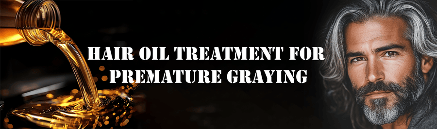 Hair Oil Treatment for Premature Graying - White Wolf India