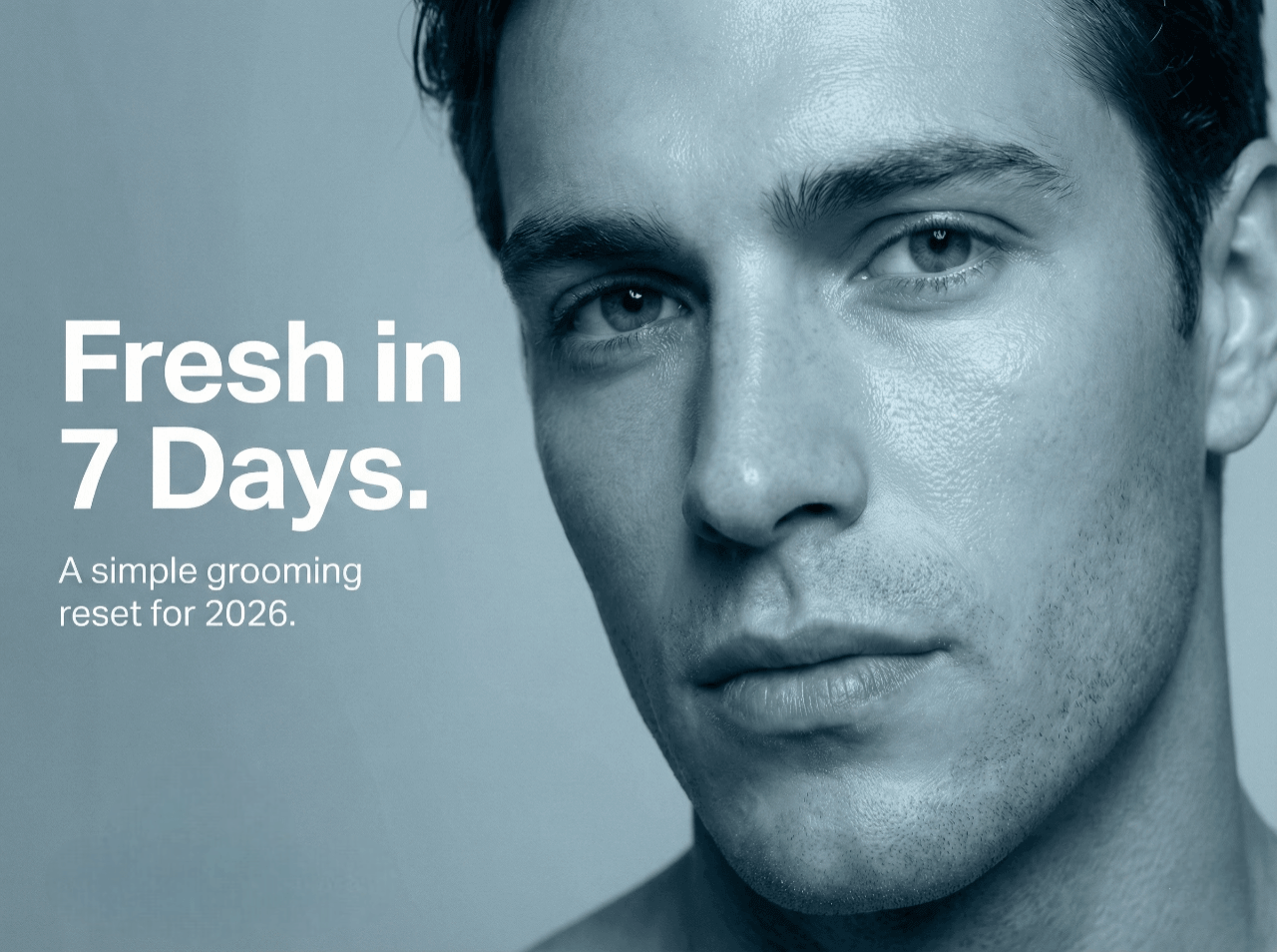 New Year Grooming Reset for Men (2026): The 7-Day Glow-Up Plan