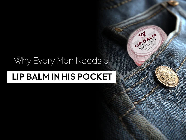 Lip Balm in his pocket