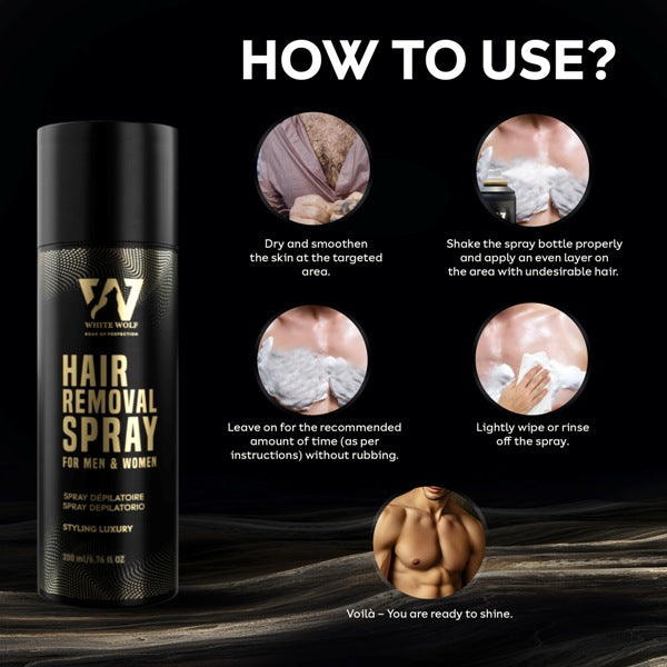 Hair Removal Spray How To Use