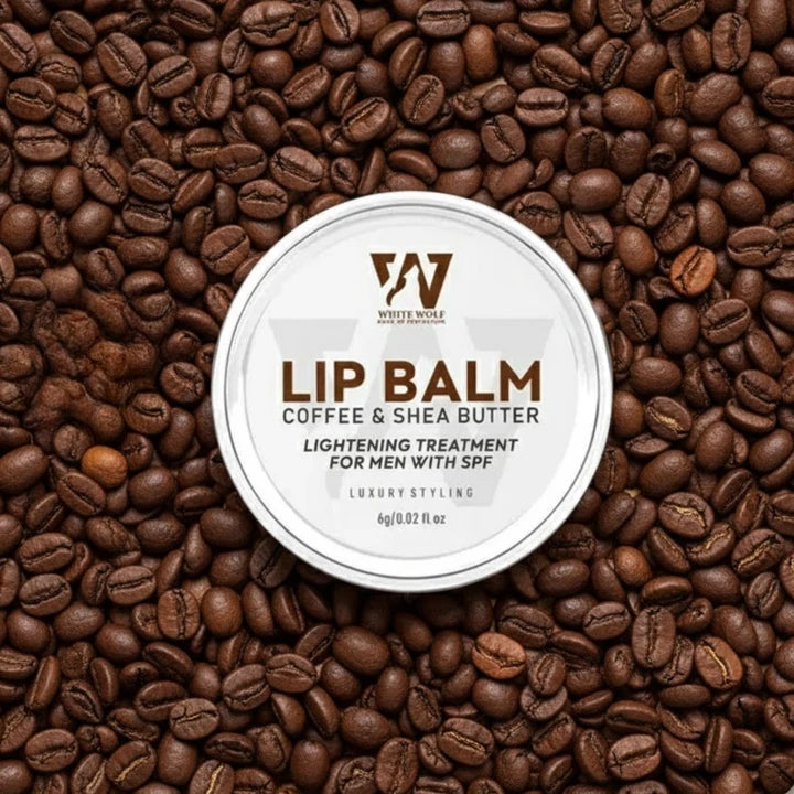 Lip Balm - Coffee & Shea Butter with SPF For Tanned Dark Lips