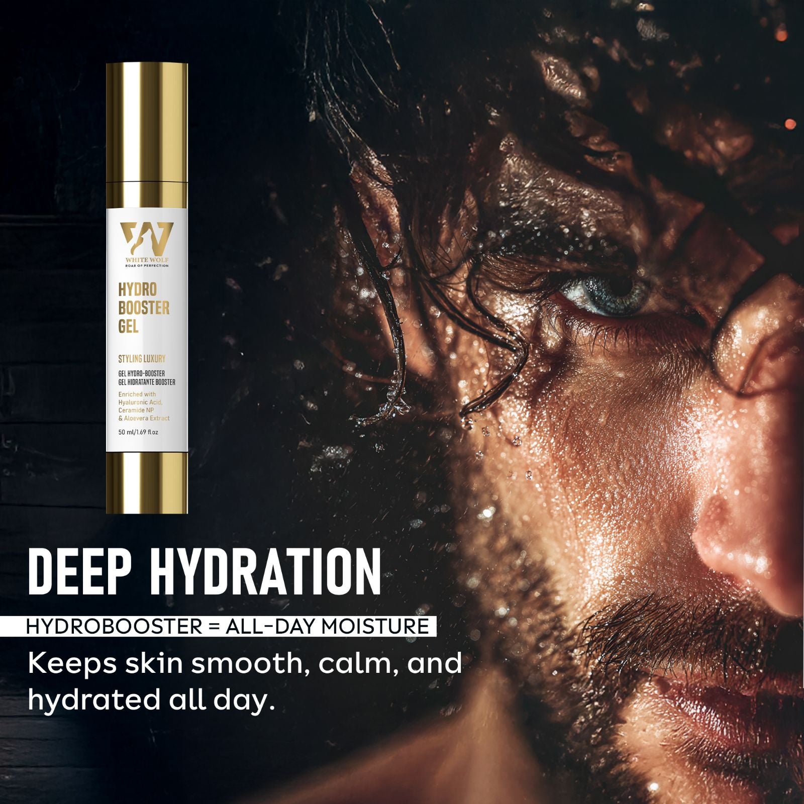 Alpha's Daily Grooming Kit - Facewash + Sunscreen + Hydro Sports Toning Mist + Hydrobooster Gel + Gray Guard