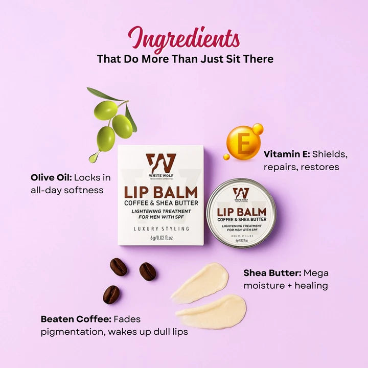  white wolf nourishing lip balm tube