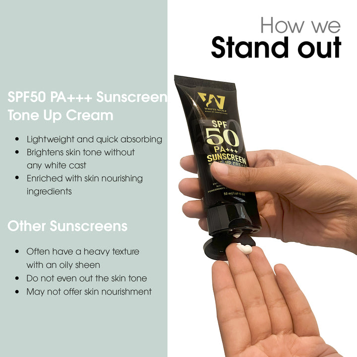 Sunscreen SPF 50 PA+++ Tone Up Cream