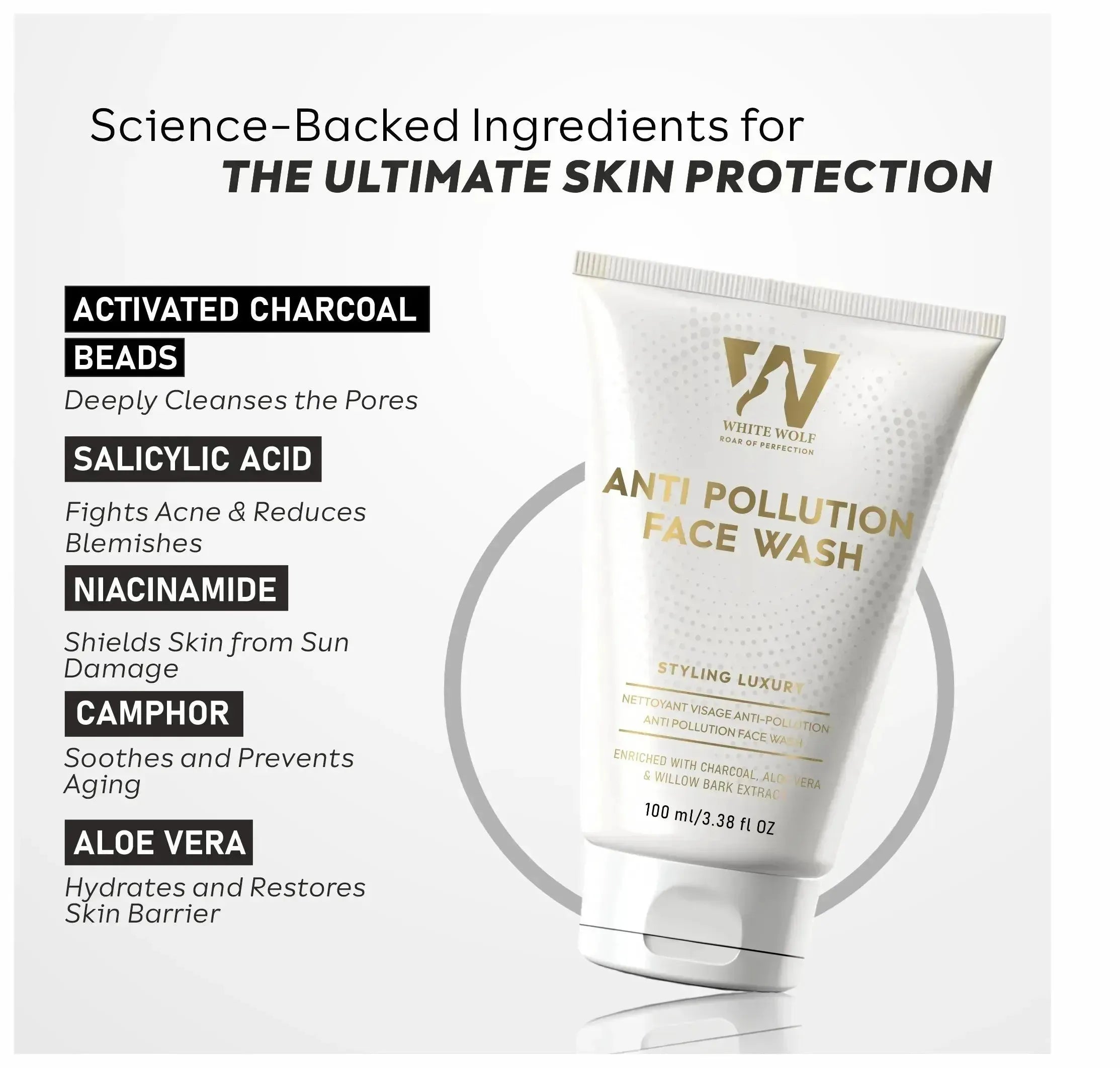Anti pollution face wash ingredient