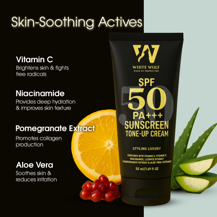 Sunscreen SPF 50 PA+++ Tone Up Cream