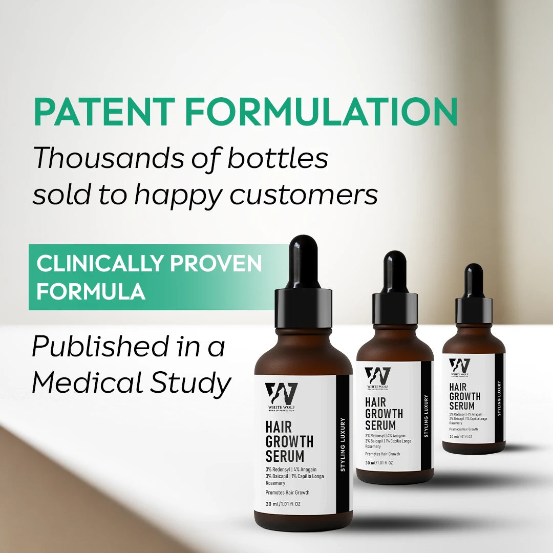 Hair serum for hair growth with Redensyl AnaGain Capilia Longa Baicapil 