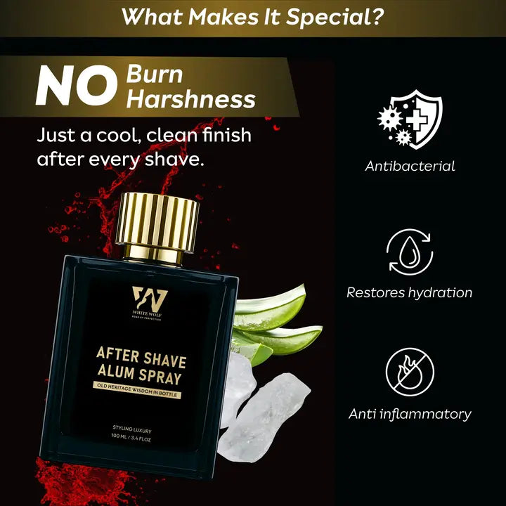 White Wolf After Shave Alum Spray