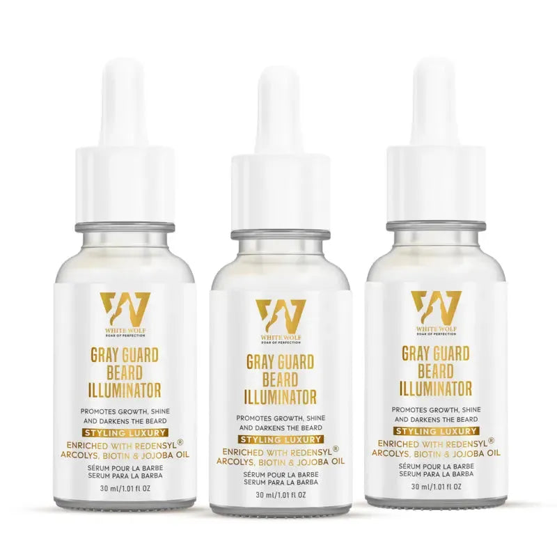 Gray Guard Beard Illuminating Serum 90 Days Pack
