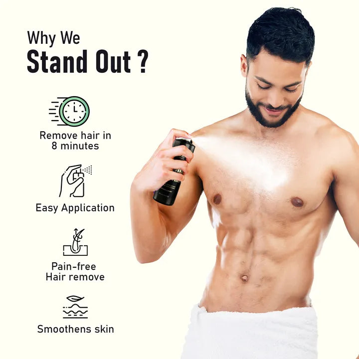 Hair Removal Spray for Men & Women